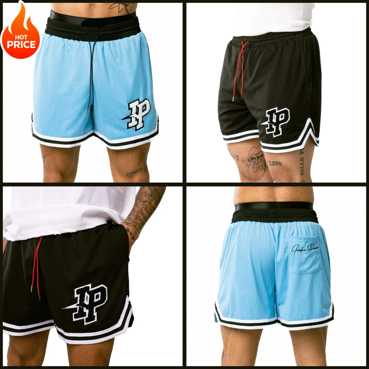 Summer Fashion Brand Basketball Embroidery IP Shorts Casual Sports Shorts Mesh Wicking Sweat Breathable Fitness Sports Shorts
Summer Fashion Brand Basketball Embroidery IP Shorts Casual Sports Shorts Mesh Wicking Sweat Breathable Fitness Sports Shorts