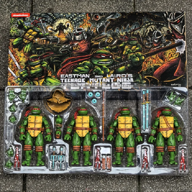 NECA New Release Ninja Turtles Back to New York Four Set Action Figures Collectible Toy for Fans and Hobbyists Model Digital Toy
NECA New Release Ninja Turtles Back to New York Four Set Action Figures Collectible Toy for Fans and Hobbyists Model Digital Toy