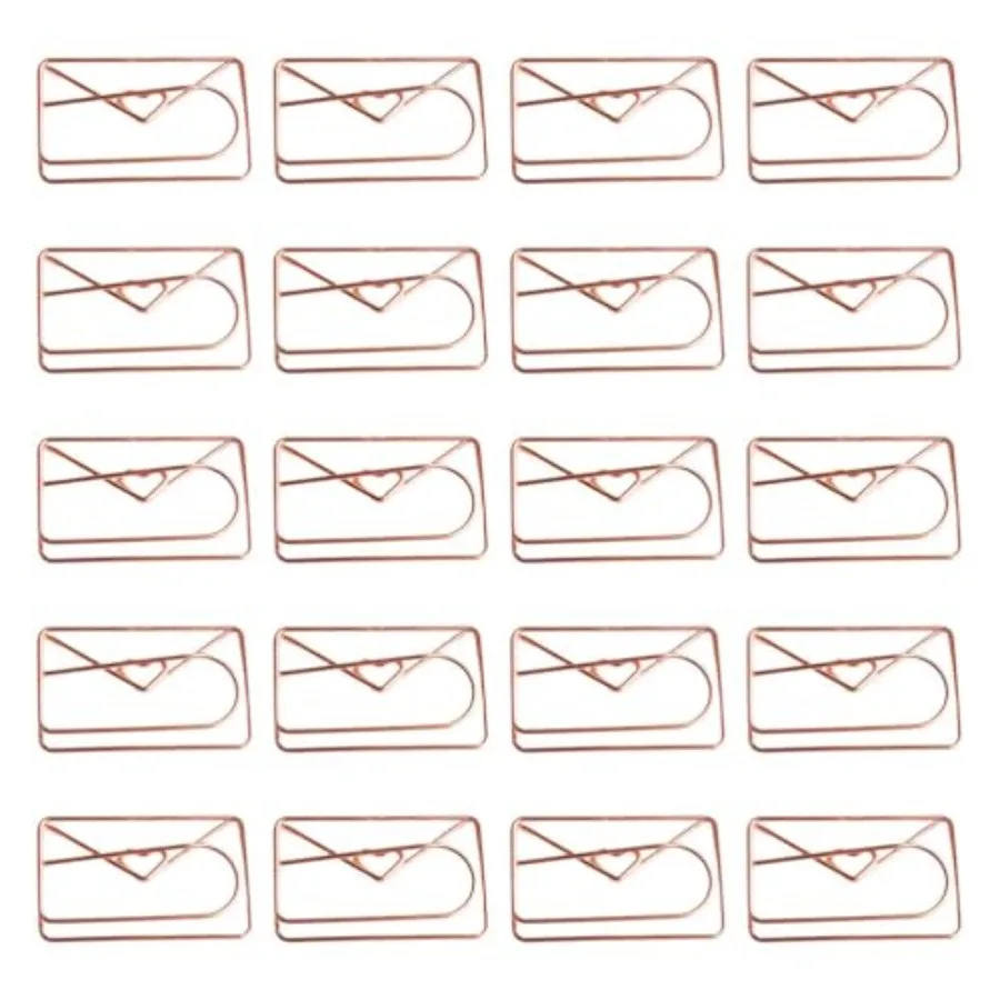 20pcs Heart-Shaped Decorative Paperclips Red Envelope Clips for Organizing Documents Elegant Design for Office School and Perso
20pcs Heart-Shaped Decorative Paperclips Red Envelope Clips for Organizing Documents Elegant Design for Office School and Perso