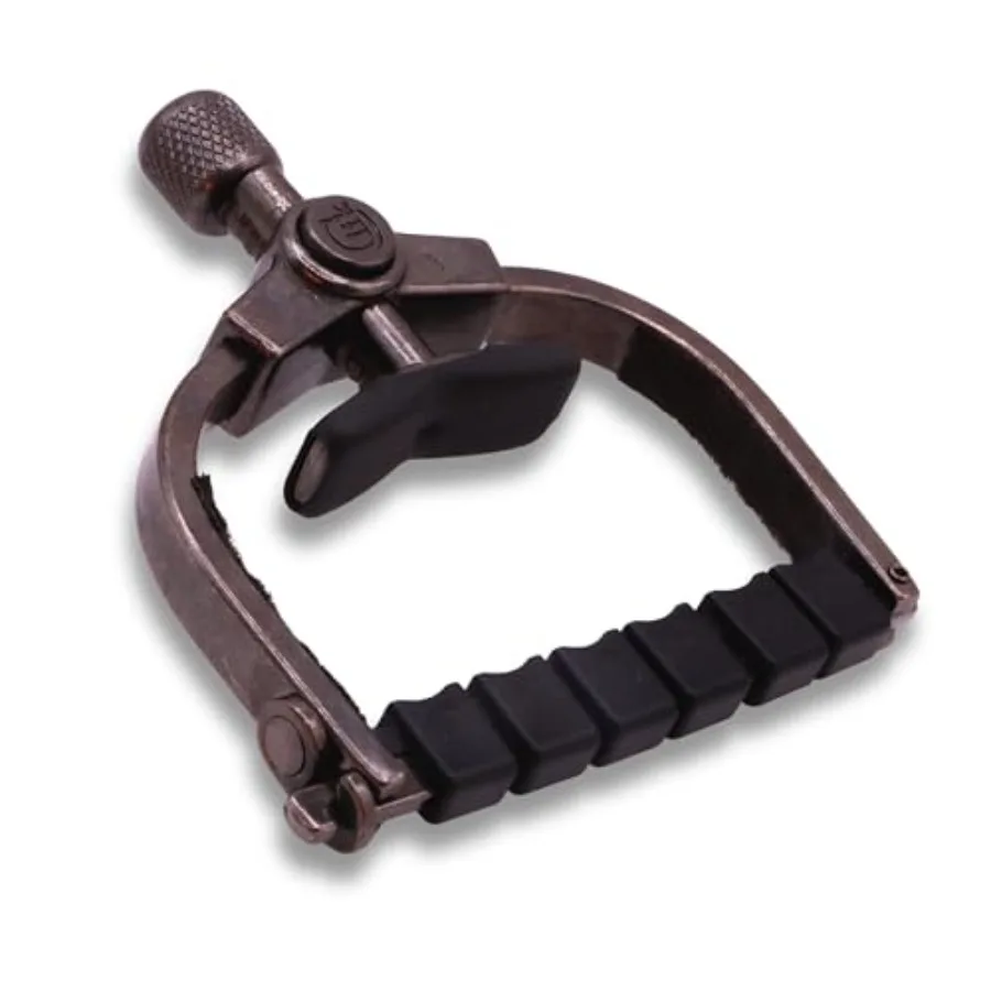 CLIK ETI 6-String Guitar Capo Acoustic, USA Made, Aluminum, Black, Quick-Release Mechanism
CLIK ETI 6-String Guitar Capo Acoustic, USA Made, Aluminum, Black, Quick-Release Mechanism