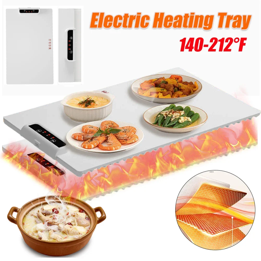 Food Electric Warming Tray Fast Heating Foldable Food Warmer Plate 140-212°F Adjustable Temperature Keeps Food Hot Warming Tray 
Food Electric Warming Tray Fast Heating Foldable Food Warmer Plate 140-212°F Adjustable Temperature Keeps Food Hot Warming Tray