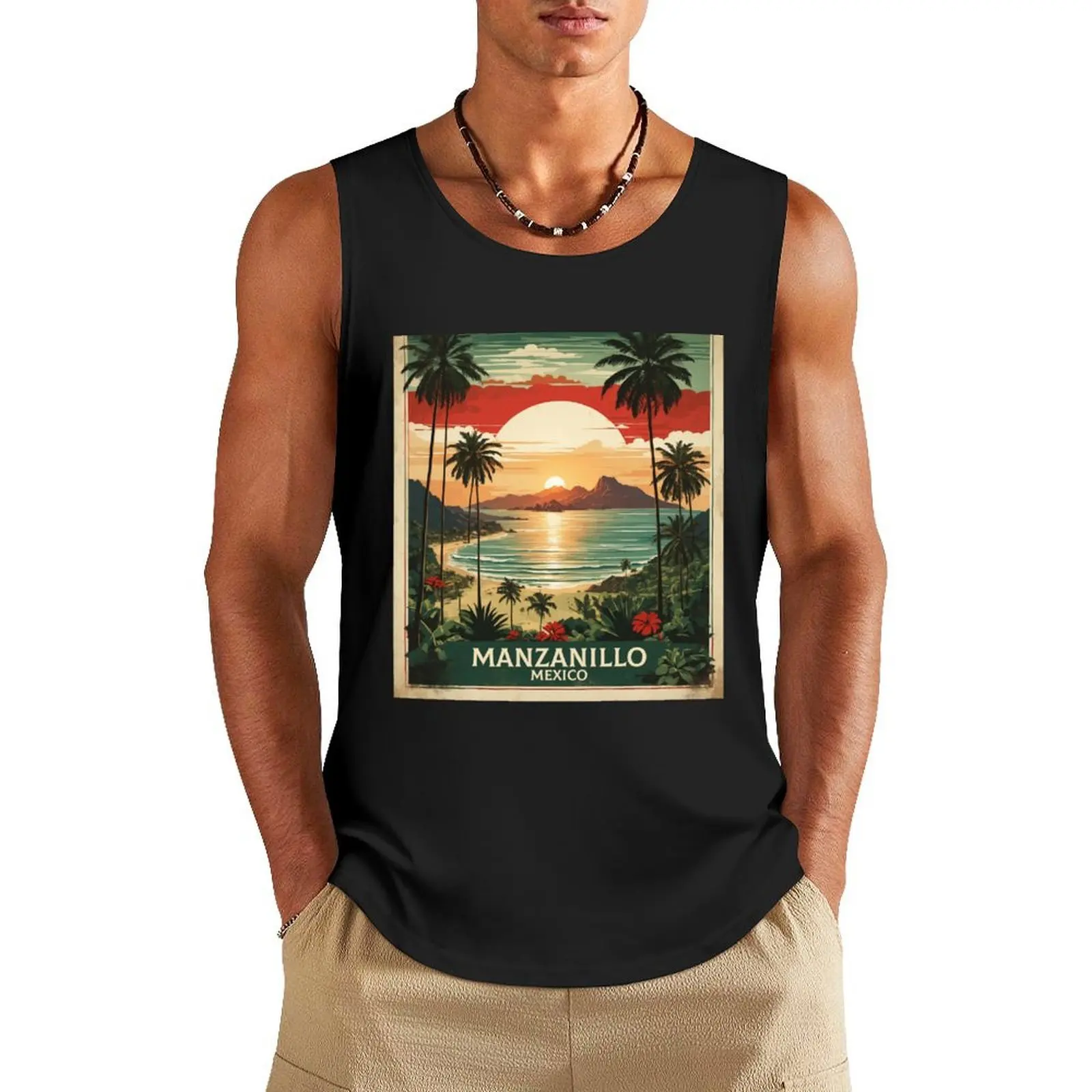 Manzanillo Colima Mexico Vintage Travel Tourism Tank Top Men's clothing Men's t shirt Gym wear gym wear men
Manzanillo Colima Mexico Vintage Travel Tourism Tank Top Men's clothing Men's t shirt Gym wear gym wear men