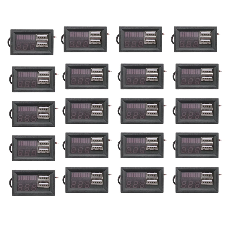 Красный светодиодный цифровой дисплей 20X, вольтметр, мини-измеритель напряжения для 12 В постоянного тока, автомобилей, мотоциклов, USB, выход 5 В, 2 А, батарея 12,6 в
Красный светодиодный цифровой дисплей 20X, вольтметр, мини-измеритель напряжения для 12 В постоянного тока, автомобилей, мотоциклов, USB, выход 5 В, 2 А, батарея 12,6 в