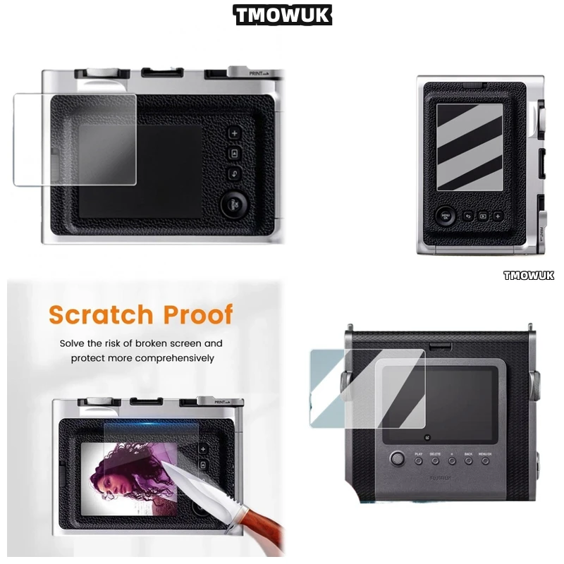 For Fujifilm Instax WIDE EVO Mini Evo: Military-Grade Anti-Scratch Tempered Glass Screen Film, 9H Hardness, HD Clear LCD Protect
For Fujifilm Instax WIDE EVO Mini Evo: Military-Grade Anti-Scratch Tempered Glass Screen Film, 9H Hardness, HD Clear LCD Protect