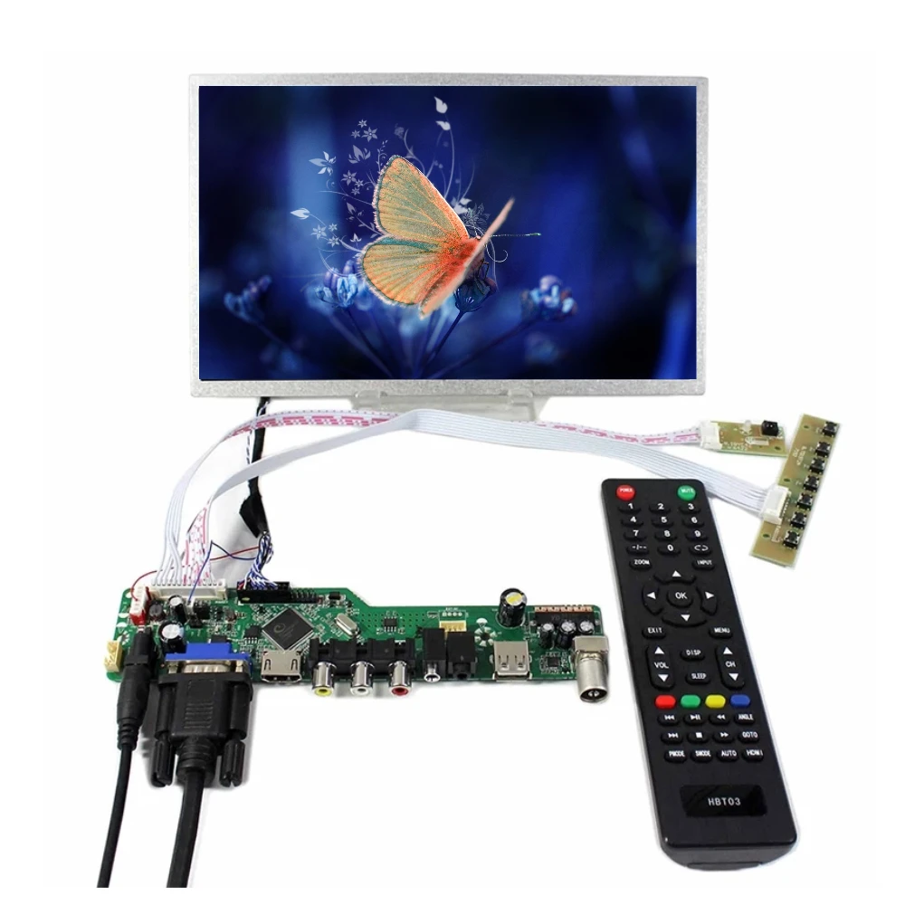 1024x600 CLAA102NA0ACW HSD100IFW1 10.2inch LCD Screen With HDMI VGA DVI Audio LCD Controller Board
1024x600 CLAA102NA0ACW HSD100IFW1 10.2inch LCD Screen With HDMI VGA DVI Audio LCD Controller Board