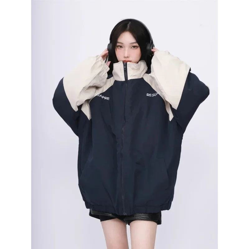 Women Jackets Harajuku Patchwork Vintage Windbreak Streetwear Coats for Female Hip Hop Korean Tops Casual Paired Clothes
Women Jackets Harajuku Patchwork Vintage Windbreak Streetwear Coats for Female Hip Hop Korean Tops Casual Paired Clothes