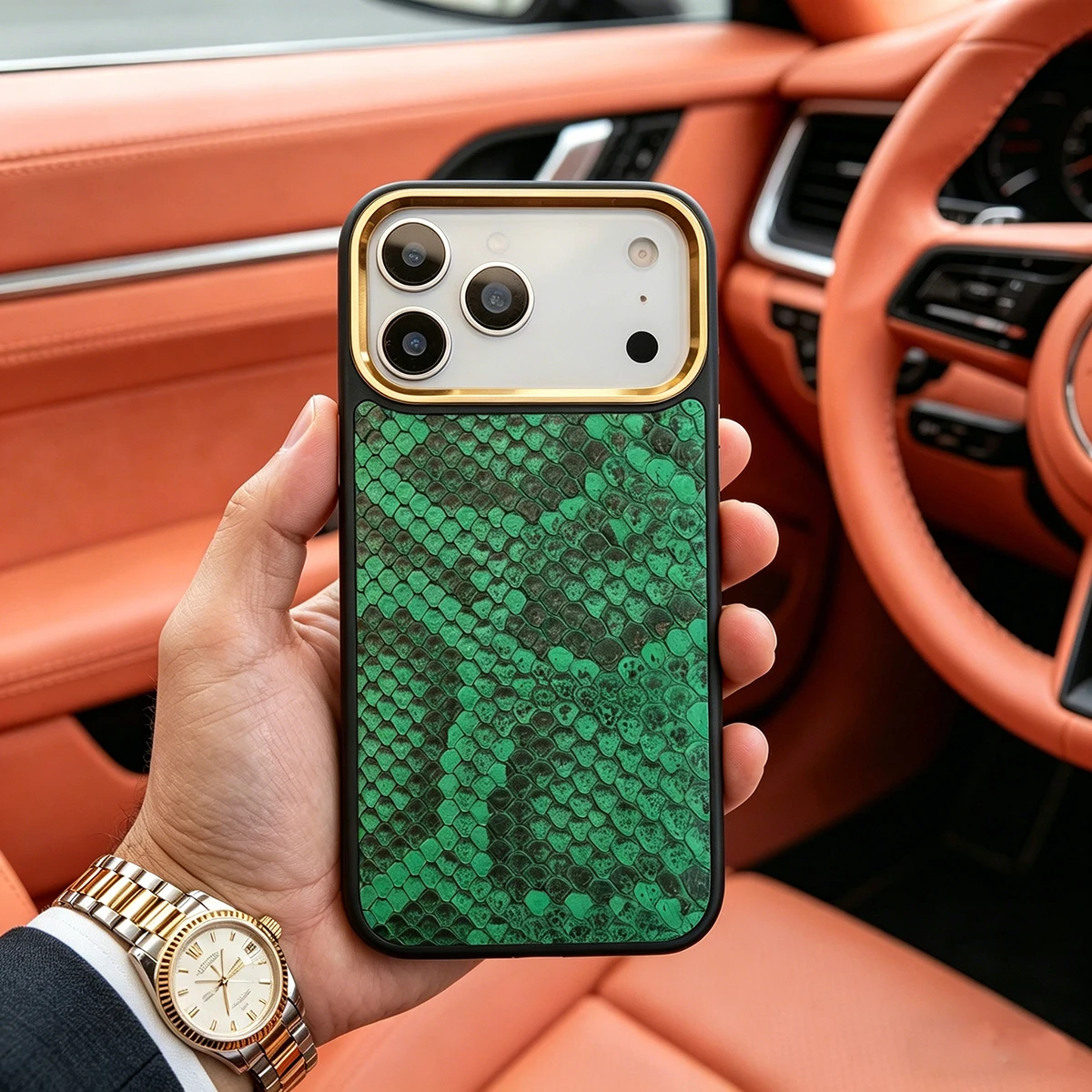 Premium High Quality Green Genuin Exotic Skin Leather Case for Iphone 17 Pro Max Phone Mobile Cover Branded Dropshipping
Premium High Quality Green Genuin Exotic Skin Leather Case for Iphone 17 Pro Max Phone Mobile Cover Branded Dropshipping
