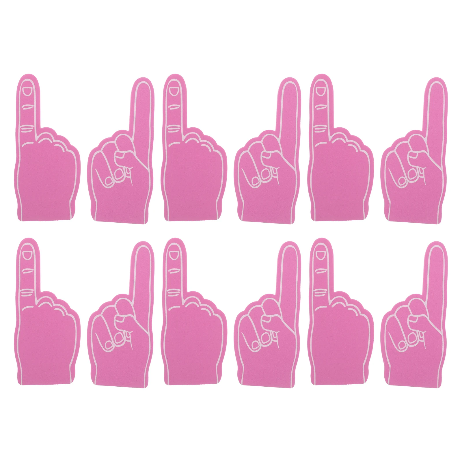 24pcs Mini Foam Finger Hand Lightweight Cheering Fan Prop Sports Event Party Decor Diy Team Spirit Accessories Universal Foam
24pcs Mini Foam Finger Hand Lightweight Cheering Fan Prop Sports Event Party Decor Diy Team Spirit Accessories Universal Foam
