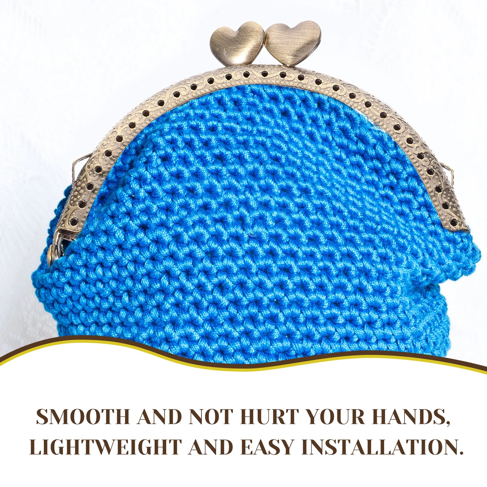 Heart Shaped Purse Clasp Frame Metal Vintage Snap Clasp for DIY Handbag Repair Replacement Bag Handle Decorative Lock Closure
Heart Shaped Purse Clasp Frame Metal Vintage Snap Clasp for DIY Handbag Repair Replacement Bag Handle Decorative Lock Closure