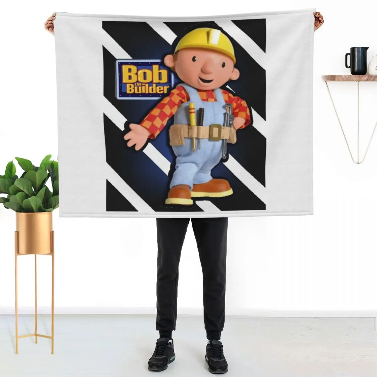 Bob The Builder with shadow Throw Blanket Wrinkle Resistant Lightweight Blanket
Bob The Builder with shadow Throw Blanket Wrinkle Resistant Lightweight Blanket