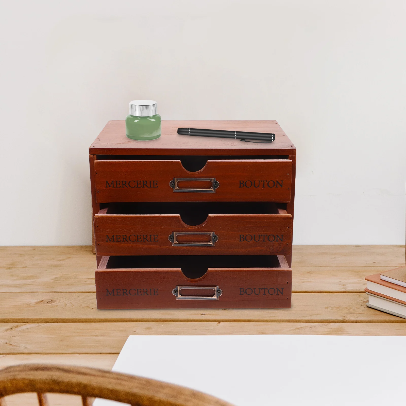 Solid Wood Drawer Storage Cabinet 3 Layers Desk Organizer Jewelry Box Small Object Holder Desktop
Solid Wood Drawer Storage Cabinet 3 Layers Desk Organizer Jewelry Box Small Object Holder Desktop