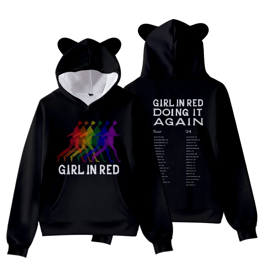 Girl In Red Rainbow Silhouette Cat Ear Hoodie Unisex Hooded Sweatshirt Casual Long Sleeve Pullover Clothes
Girl In Red Rainbow Silhouette Cat Ear Hoodie Unisex Hooded Sweatshirt Casual Long Sleeve Pullover Clothes