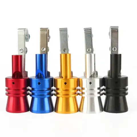 Universal Turbine Whistle Sounder For Car Motorcycle Vehicle Refit Device Exhaust Pipe Soundwave Imitator Turbo Sound Simulator