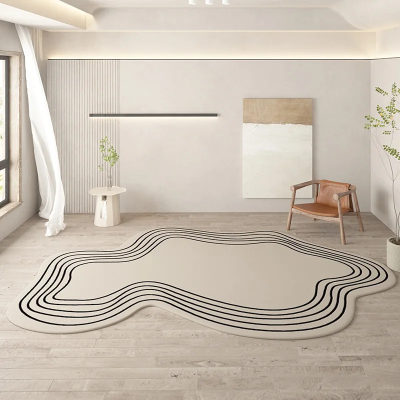Artistic Irregular Carpets Minimalist Beige White Luxury Living Room Carpets Soft Comfortable Bedroom Bedside Rug Cloakroom Rugs
Artistic Irregular Carpets Minimalist Beige White Luxury Living Room Carpets Soft Comfortable Bedroom Bedside Rug Cloakroom Rugs