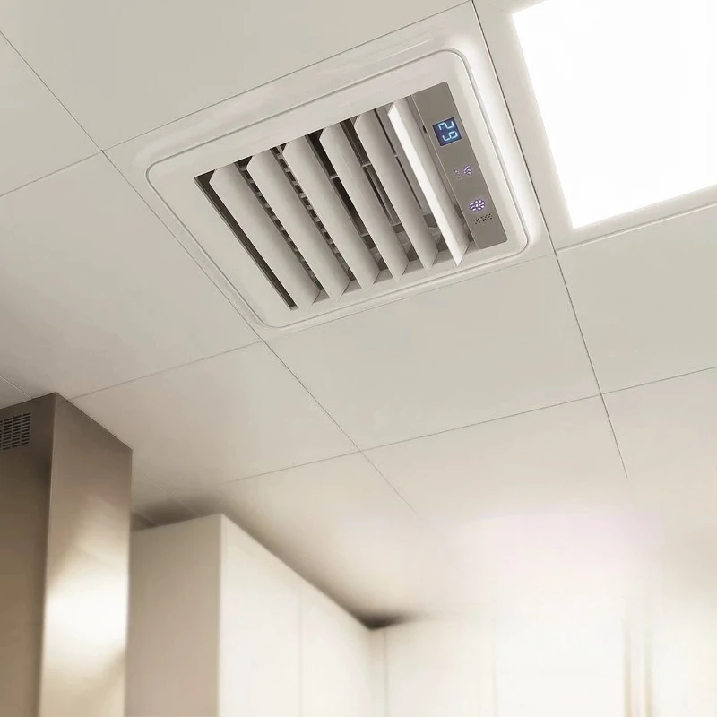 Full Louvre Ceiling Vent, Speed Adjustable Exhaust Fan for Toilet Use, Dustproof Gypsum Board Air Outlet for Home Use
Full Louvre Ceiling Vent, Speed Adjustable Exhaust Fan for Toilet Use, Dustproof Gypsum Board Air Outlet for Home Use