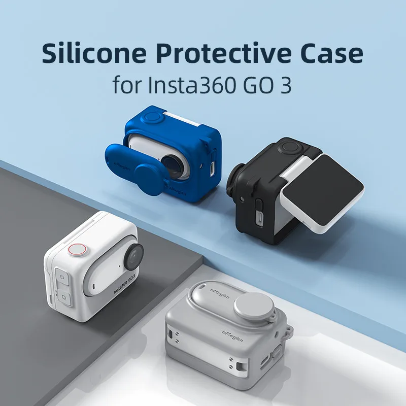 3 Color For Insta360 GO 3 Silicone Protective Case Sports Camera Shell Cover All-round Protection For Insta360 GO 3 Accessories
3 Color For Insta360 GO 3 Silicone Protective Case Sports Camera Shell Cover All-round Protection For Insta360 GO 3 Accessories
