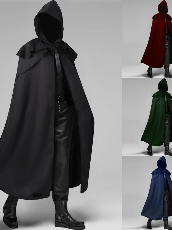 Multicolored Gothic Style Long Hooded Robe for Men Party Costume Medieval Design Wide Range of Sizes Available by Maniyishang
Multicolored Gothic Style Long Hooded Robe for Men Party Costume Medieval Design Wide Range of Sizes Available by Maniyishang