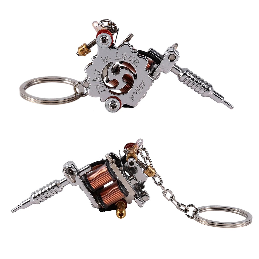 1PC Vintage Mini Lettering Tattoo Machine Tattoo Gun Charm Key Chain Ornament Car Key Punk Style Jewelry Gift For Men Women
1PC Vintage Mini Lettering Tattoo Machine Tattoo Gun Charm Key Chain Ornament Car Key Punk Style Jewelry Gift For Men Women
