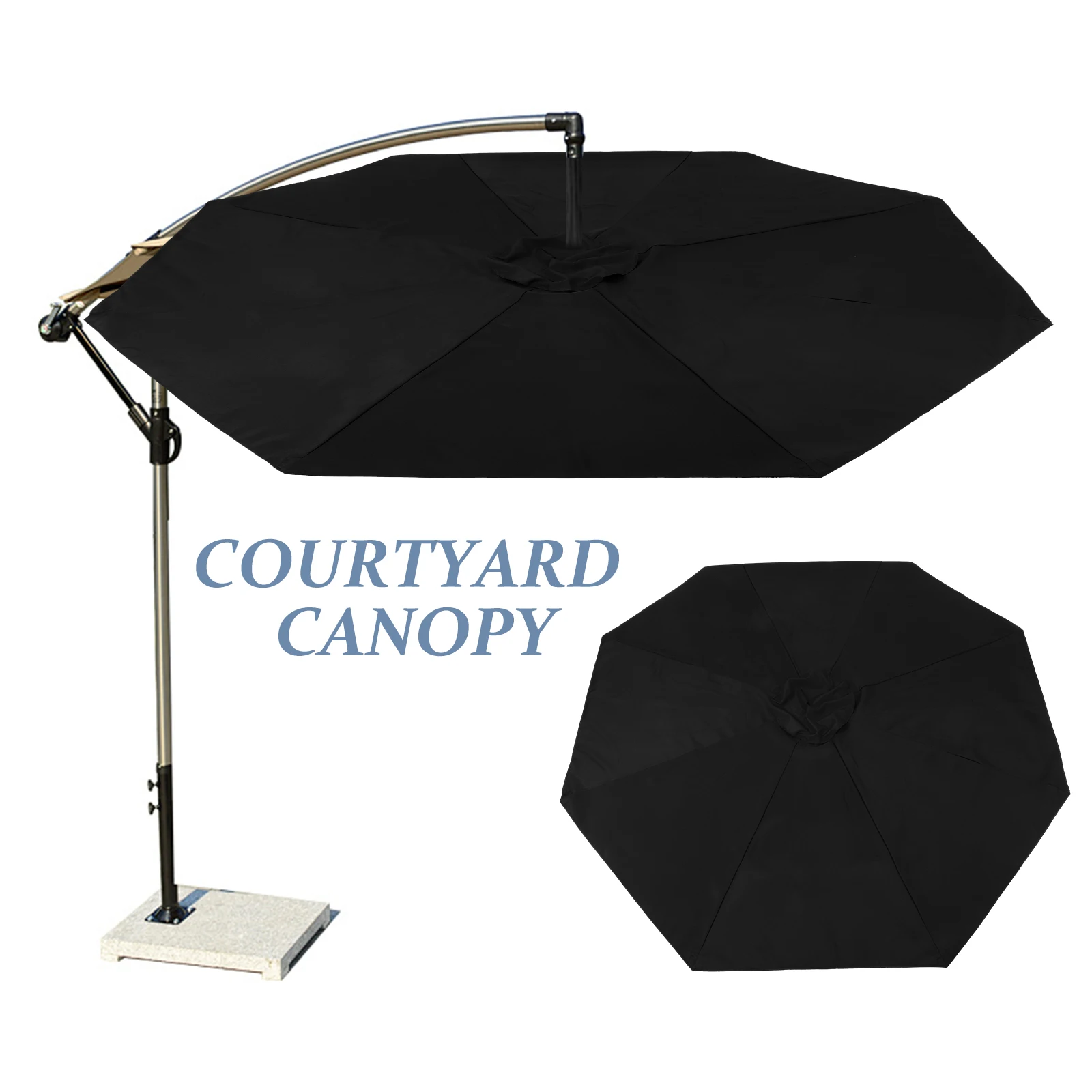 Umbrella Replacement Canopy Outdoor Sunshade Cover UV Protection Shade Cloth for Garden Patio Polyester Rainproof Fabric
Umbrella Replacement Canopy Outdoor Sunshade Cover UV Protection Shade Cloth for Garden Patio Polyester Rainproof Fabric