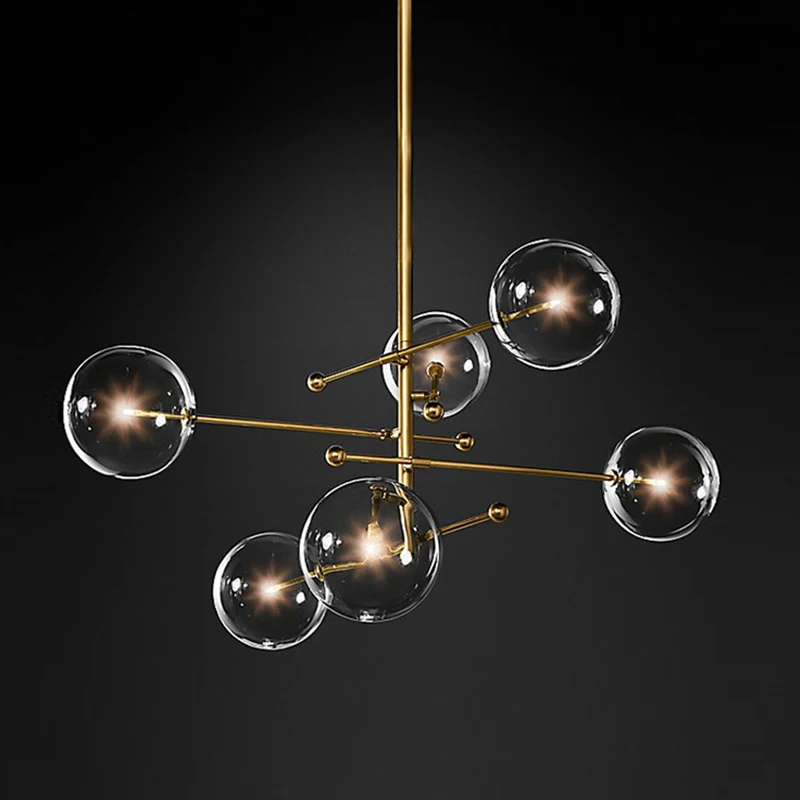 Modern Nordic Style Led Chandelier For Living Room Dining Room Kitchen Bedroom Pendant Lamp Glass Ball Design Hanging Light G4
Modern Nordic Style Led Chandelier For Living Room Dining Room Kitchen Bedroom Pendant Lamp Glass Ball Design Hanging Light G4