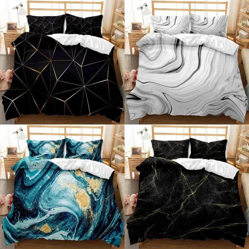 Marble Duvet Cover Digital Print Polyester Bedding Sets Child Kids Covers Boys Bed Linen Set for Teens king size bedding set
Marble Duvet Cover Digital Print Polyester Bedding Sets Child Kids Covers Boys Bed Linen Set for Teens king size bedding set