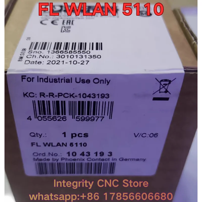 New FL WLAN 5110 PLC module 1043193
New FL WLAN 5110 PLC module 1043193