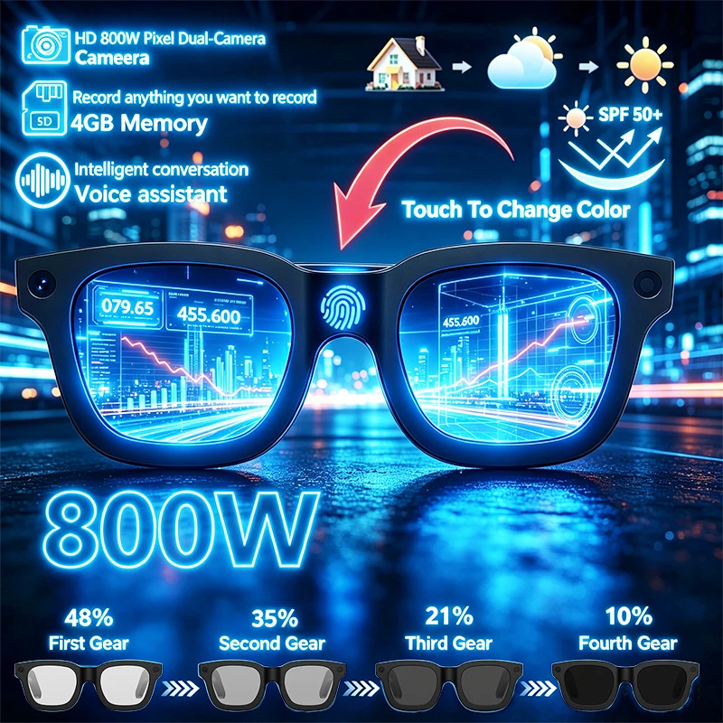 2026 New AI Intelligent Q&A Interactive Smart Glasses AI Photo Recognition AI Voice Wake-up Smart Voice Assistant Smart Glasses
2026 New AI Intelligent Q&A Interactive Smart Glasses AI Photo Recognition AI Voice Wake-up Smart Voice Assistant Smart Glasses