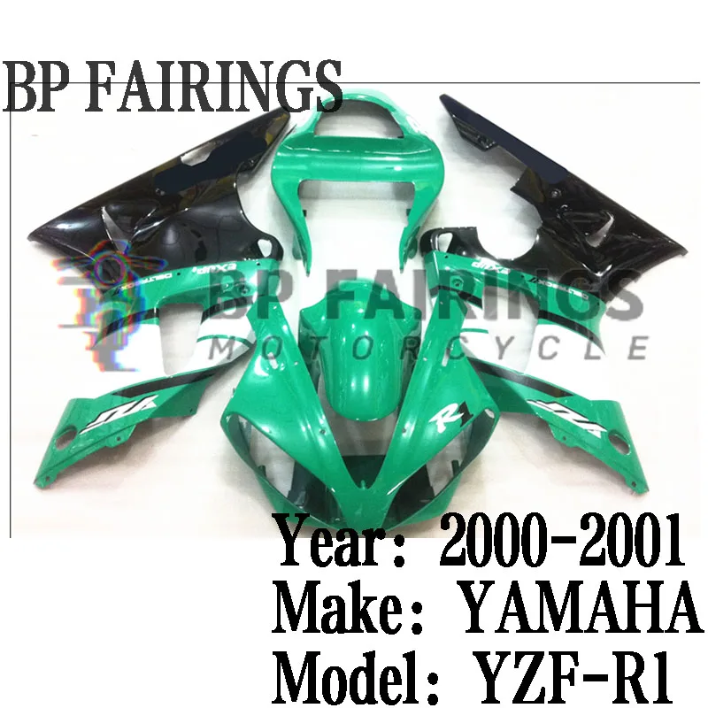 New ABS Plastic Fairing for Yamaha YZF R1 2000 2001 Bodywork Parts Fairings set R1 00 01 Green White Black
New ABS Plastic Fairing for Yamaha YZF R1 2000 2001 Bodywork Parts Fairings set R1 00 01 Green White Black