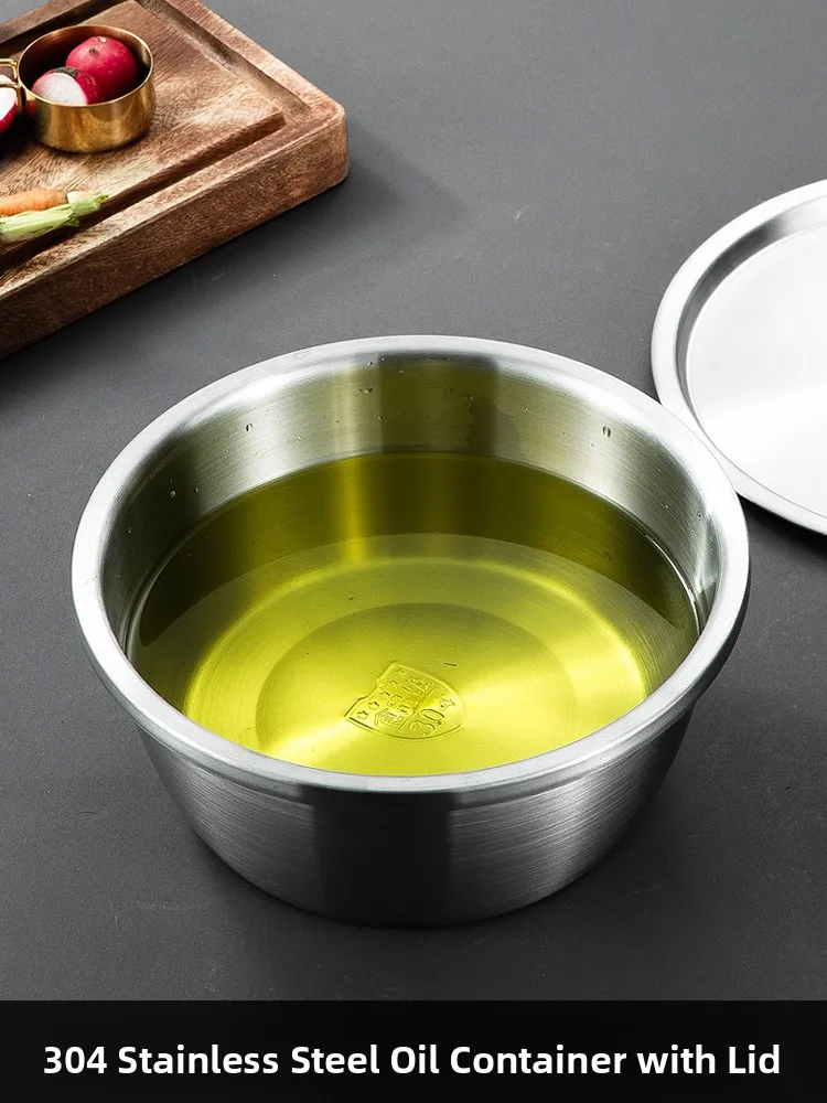 Многофункциональная кухонная посуда: Маслосборник из нержавеющей стали 304 с крышкой для жира и сгустков, коммерческое использование
Многофункциональная кухонная посуда: Маслосборник из нержавеющей стали 304 с крышкой для жира и сгустков, коммерческое использование