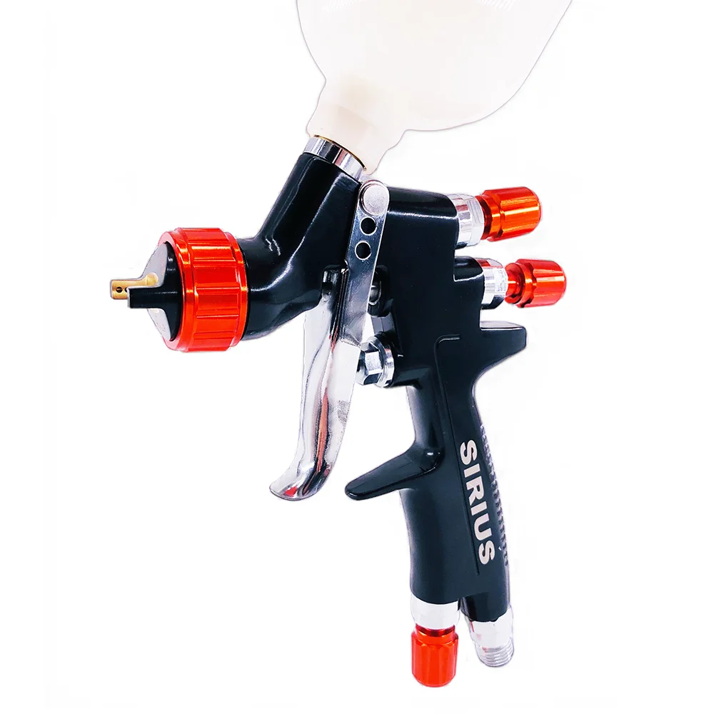 Sirius HVLP Mini Spray Gun 1.2mm Nozzle Gravity Spray Gun DIY Painting Kit Portable Car Paint Furniture Repair Spray Gun
Sirius HVLP Mini Spray Gun 1.2mm Nozzle Gravity Spray Gun DIY Painting Kit Portable Car Paint Furniture Repair Spray Gun