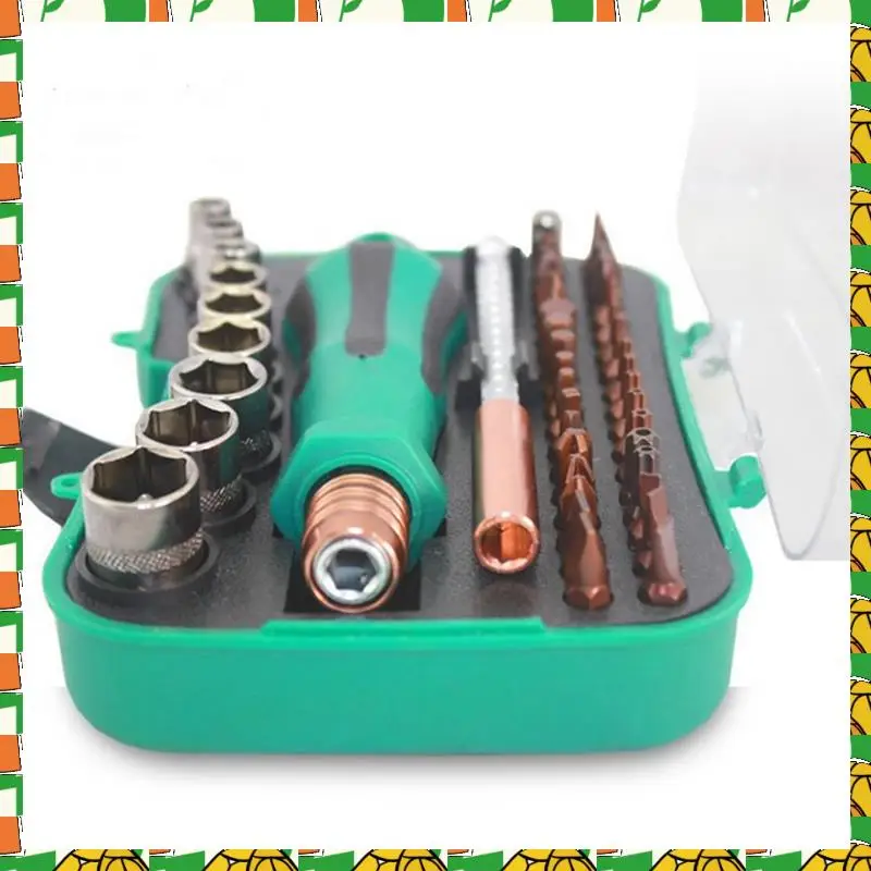 47-In-1 Screwdriver Set Socket Screwdriver Head Disassembly Machine Household Tool Set Kit
47-In-1 Screwdriver Set Socket Screwdriver Head Disassembly Machine Household Tool Set Kit