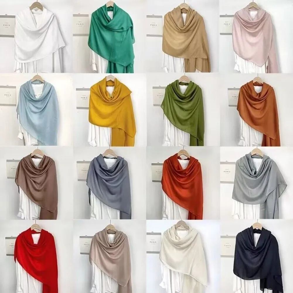 Fashion Pure Color Women Plain Scarf Sun Protection Foulard Female Beach Shawl Breathable Head Wrap Plus Size Hijab
Fashion Pure Color Women Plain Scarf Sun Protection Foulard Female Beach Shawl Breathable Head Wrap Plus Size Hijab