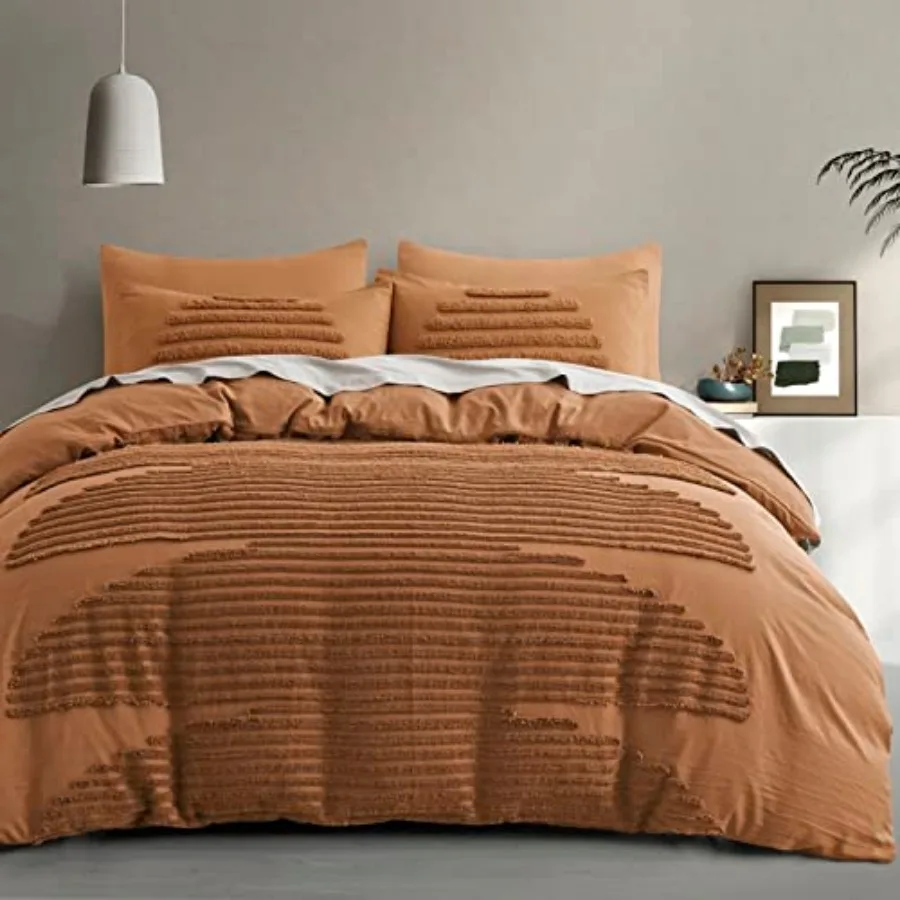 Size Duvet Cover 5 Pieces Textured Duvet Cover Sets Soft and Breathable Boho Tufted Bedding Comforter Cover Set for Gifts Comfo
Size Duvet Cover 5 Pieces Textured Duvet Cover Sets Soft and Breathable Boho Tufted Bedding Comforter Cover Set for Gifts Comfo