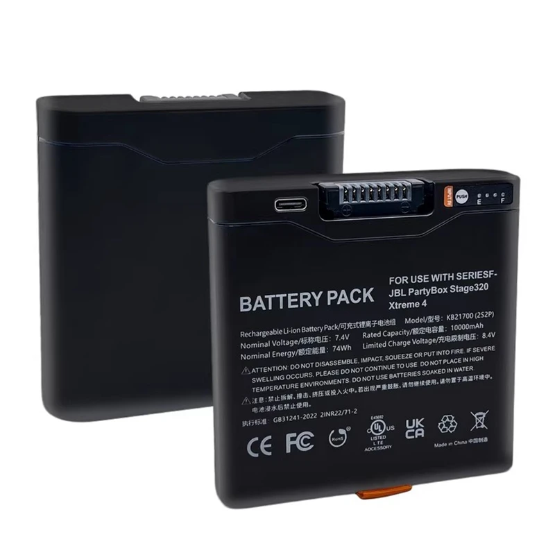 KB21700 10000mAh 7.4V Partybox320 Bluetooth Speaker Lithium Battery Pack 
KB21700 10000mAh 7.4V Partybox320 Bluetooth Speaker Lithium Battery Pack