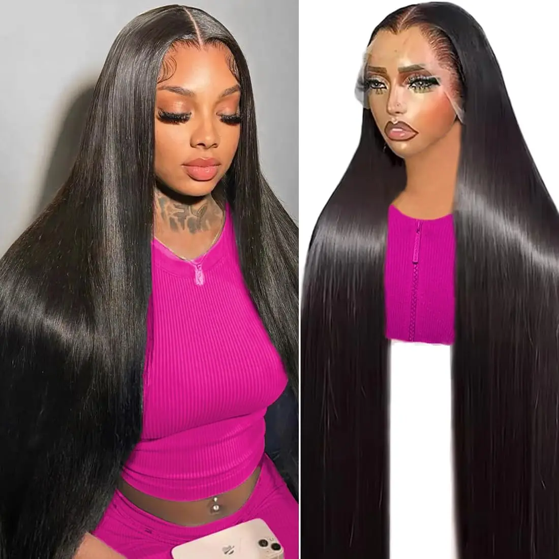 Straight Lace Front Wigs Human Hair Pre Plucked With Baby Hair 200% Density 13x4 13x6 HD Lace Human Hair Wig Straight Human Hair Wigs For Woman
Straight Lace Front Wigs Human Hair Pre Plucked With Baby Hair 200% Density 13x4 13x6 HD Lace Human Hair Wig Straight Human Hair Wigs For Woman