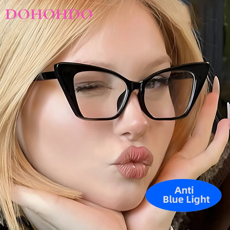 Fashion Luxury Brand Designers Big Frame Cat Eye Anti-Blue Light Glasses Women Computer Play Games Eye Protection Eyewear Men
Fashion Luxury Brand Designers Big Frame Cat Eye Anti-Blue Light Glasses Women Computer Play Games Eye Protection Eyewear Men