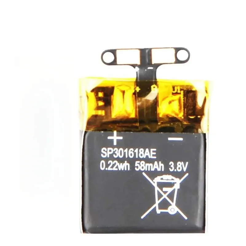 SP301618AE Battery Cell for Pebble Time Round Watch Bateria Li-Polymer Rechargeable Accumulator Pack Replacement 3.8V
SP301618AE Battery Cell for Pebble Time Round Watch Bateria Li-Polymer Rechargeable Accumulator Pack Replacement 3.8V
