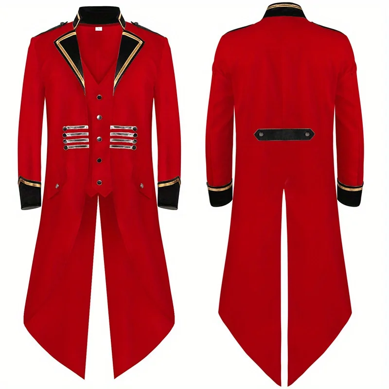 2025 New Men's Clothing Medieval Retro Clothing Men's Medium and Long Punk Retro Tuxedo Men's Dress Accessories
2025 New Men's Clothing Medieval Retro Clothing Men's Medium and Long Punk Retro Tuxedo Men's Dress Accessories
