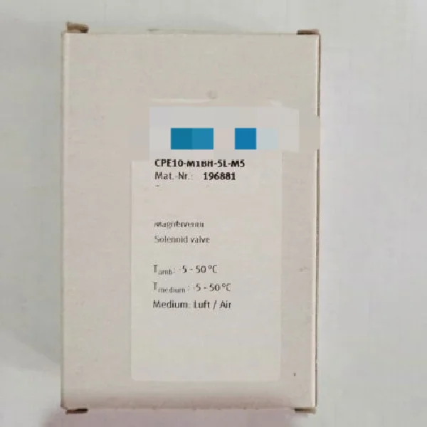 New One Cpe10-m1bh-5l-wbrm5 196881 Solenoid Cpe10m1bh5lm5
New One Cpe10-m1bh-5l-wbrm5 196881 Solenoid Cpe10m1bh5lm5