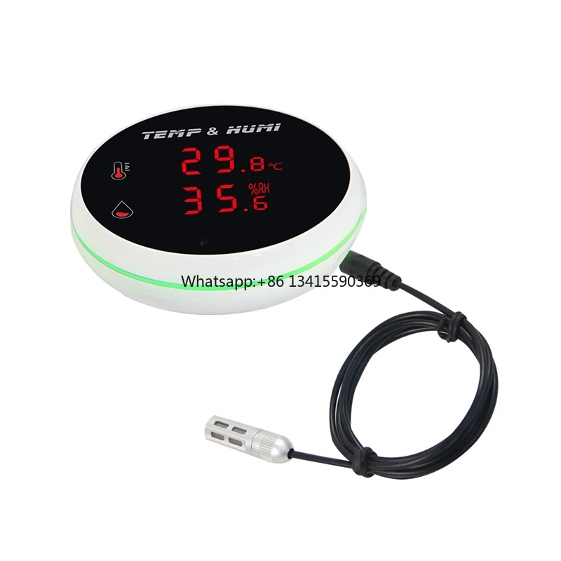 SNT957W-DE Wi-Fi Temperature Sensor Tuya Smart Remote Alert Notification Detachable Probe High/Low Trigger Alarm
SNT957W-DE Wi-Fi Temperature Sensor Tuya Smart Remote Alert Notification Detachable Probe High/Low Trigger Alarm