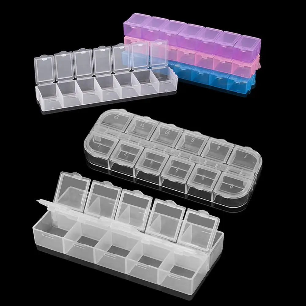 1Pcs 7 Slots Plastic Storage Box Rectangle Transparent Storage Case Portable Multi Grids Compartment Display Container
1Pcs 7 Slots Plastic Storage Box Rectangle Transparent Storage Case Portable Multi Grids Compartment Display Container