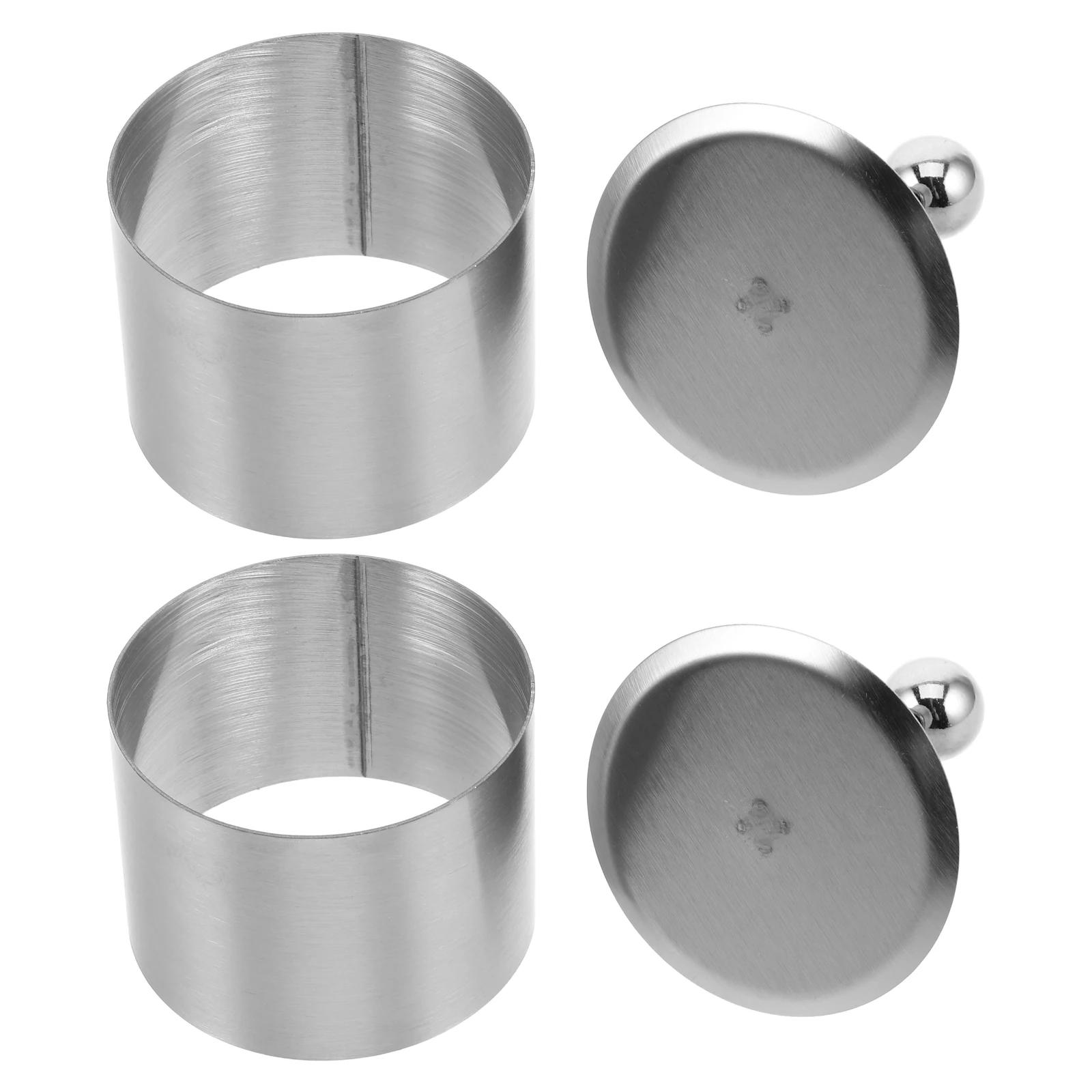 2Pcs Stainless Steel Round Cold Dish Molds Multipurpose Kitchen Utensils Creative Sushi Cake Ring Mold Circle Molds
2Pcs Stainless Steel Round Cold Dish Molds Multipurpose Kitchen Utensils Creative Sushi Cake Ring Mold Circle Molds