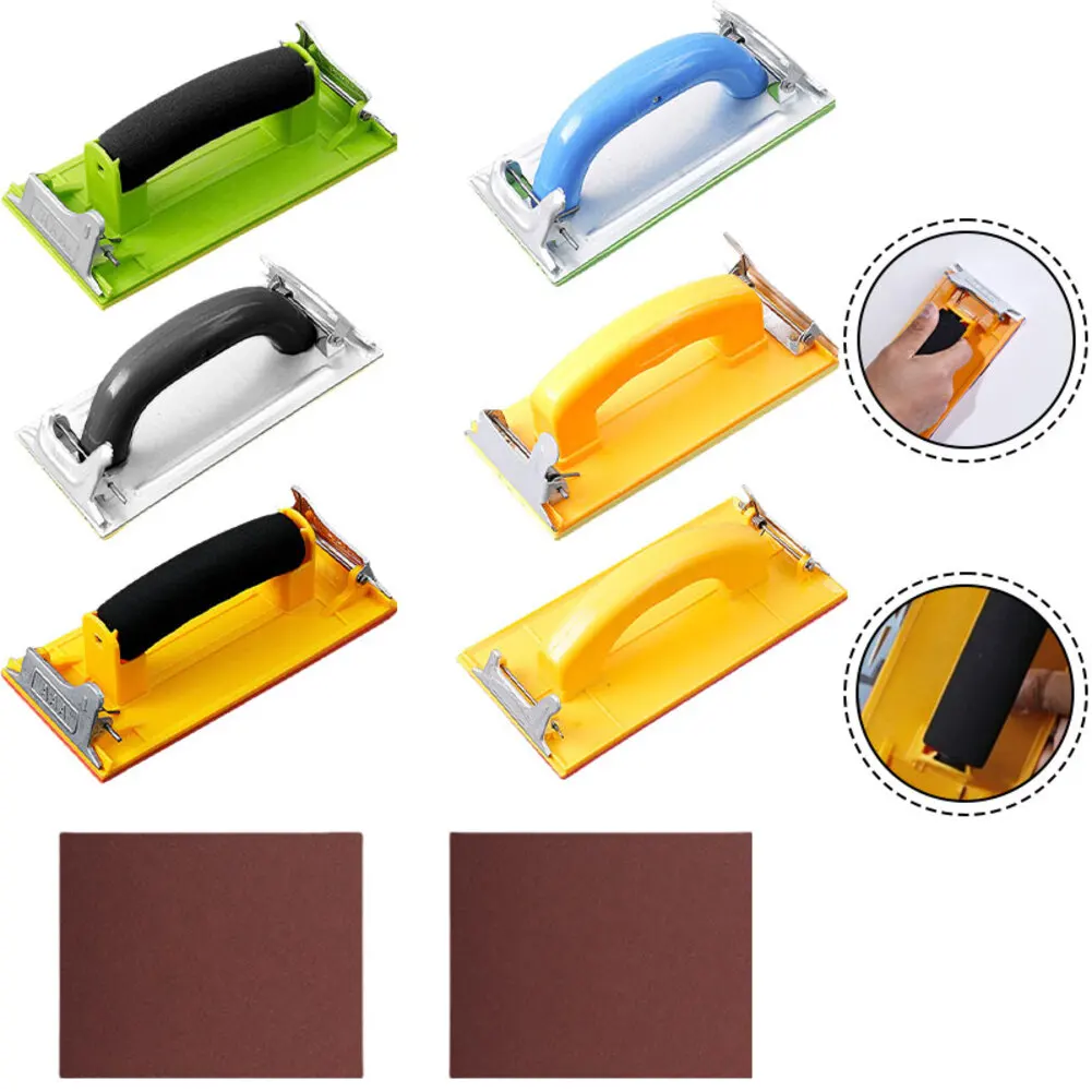 2pcs Sandpaper Holder Grinding Blocks Sanding Disc Holder Polishing Abrasive Tool For Wall Board Sanding Woodworking Tools
2pcs Sandpaper Holder Grinding Blocks Sanding Disc Holder Polishing Abrasive Tool For Wall Board Sanding Woodworking Tools