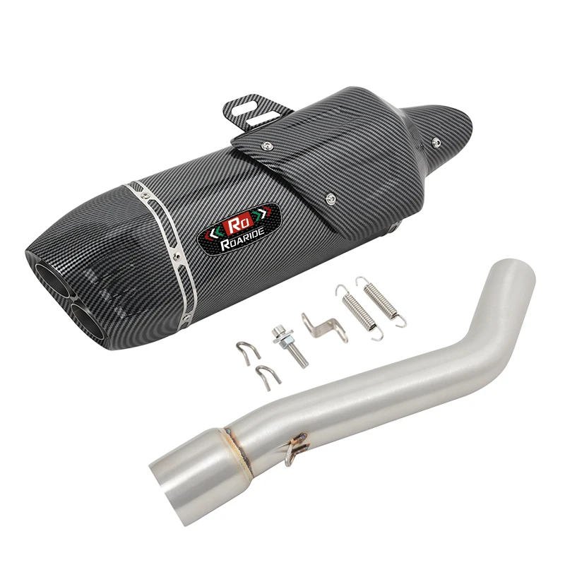 Slip On For HJMOTO HENGJIAN HJ500 HJ 500 Motorcycle Double Hole Exhaust System Muffler Modify 51MM Escape Moto Middle Link Pipe
Slip On For HJMOTO HENGJIAN HJ500 HJ 500 Motorcycle Double Hole Exhaust System Muffler Modify 51MM Escape Moto Middle Link Pipe
