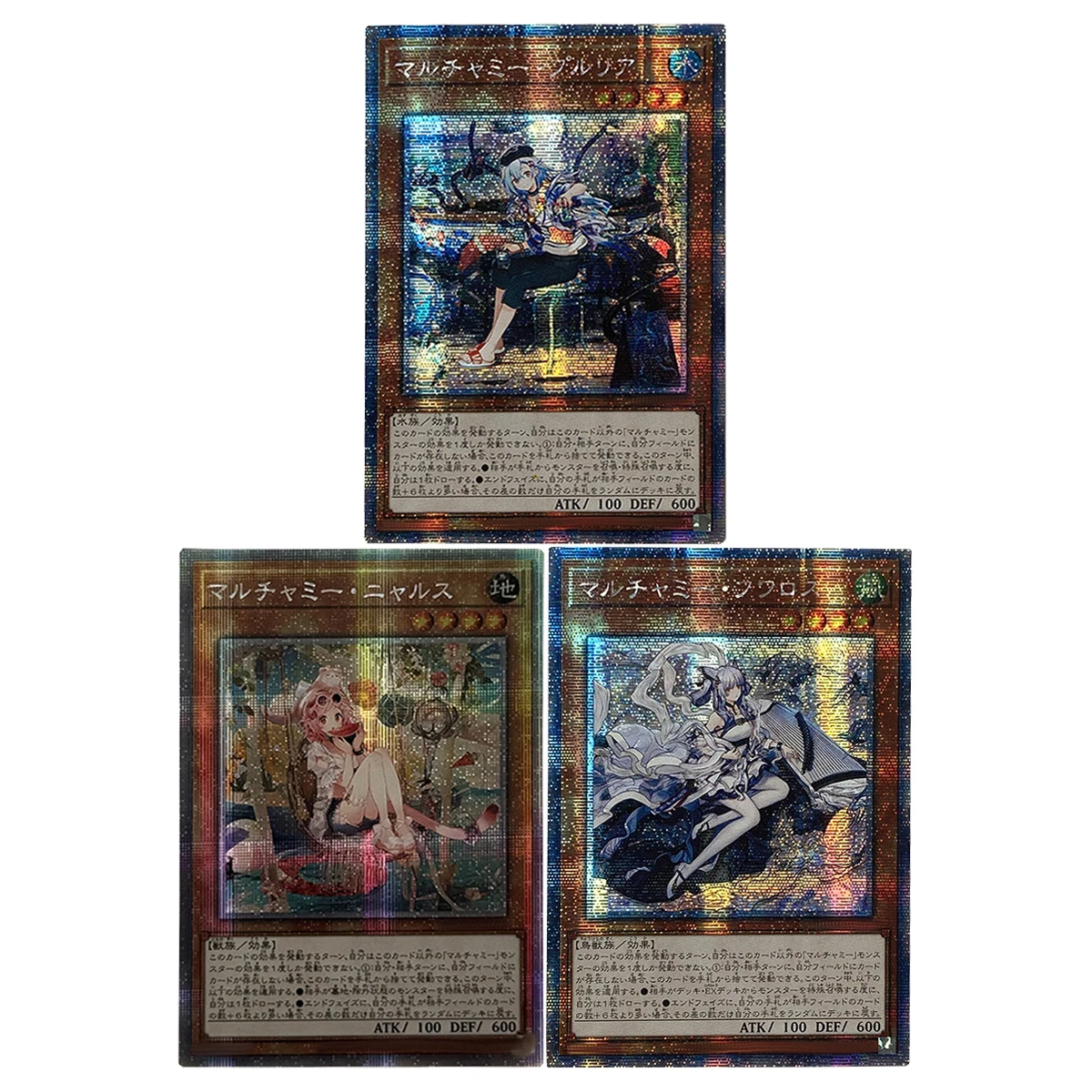 3Pcs/set Diy Self Made Yu-Gi-Oh! Egyptian God Cg Oil Painting Style Collection Card Gauze Flash Egyptian God Anime Card Gift Toy
3Pcs/set Diy Self Made Yu-Gi-Oh! Egyptian God Cg Oil Painting Style Collection Card Gauze Flash Egyptian God Anime Card Gift Toy