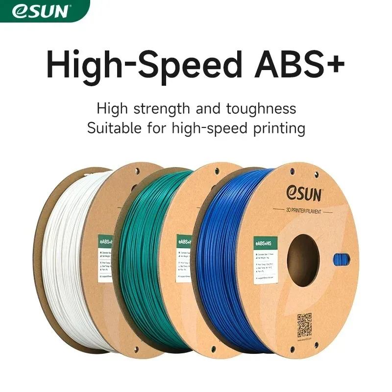 eSUN High Speed ABS+ Filament 1.75mm, ABS+HS Excellent Layer Adhesion 3D Printer Filament Speedy ABS Plus for Fast Printing
eSUN High Speed ABS+ Filament 1.75mm, ABS+HS Excellent Layer Adhesion 3D Printer Filament Speedy ABS Plus for Fast Printing