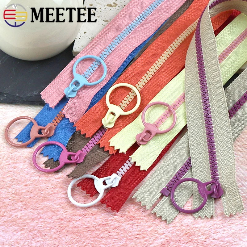 20Pcs Meetee 3# Colored Resin Zippers O Ring Zips Slider 15-40cm Zip Coil Bag Clothes Zipper Repair Kit DIY Sewing Accessories
20Pcs Meetee 3# Colored Resin Zippers O Ring Zips Slider 15-40cm Zip Coil Bag Clothes Zipper Repair Kit DIY Sewing Accessories