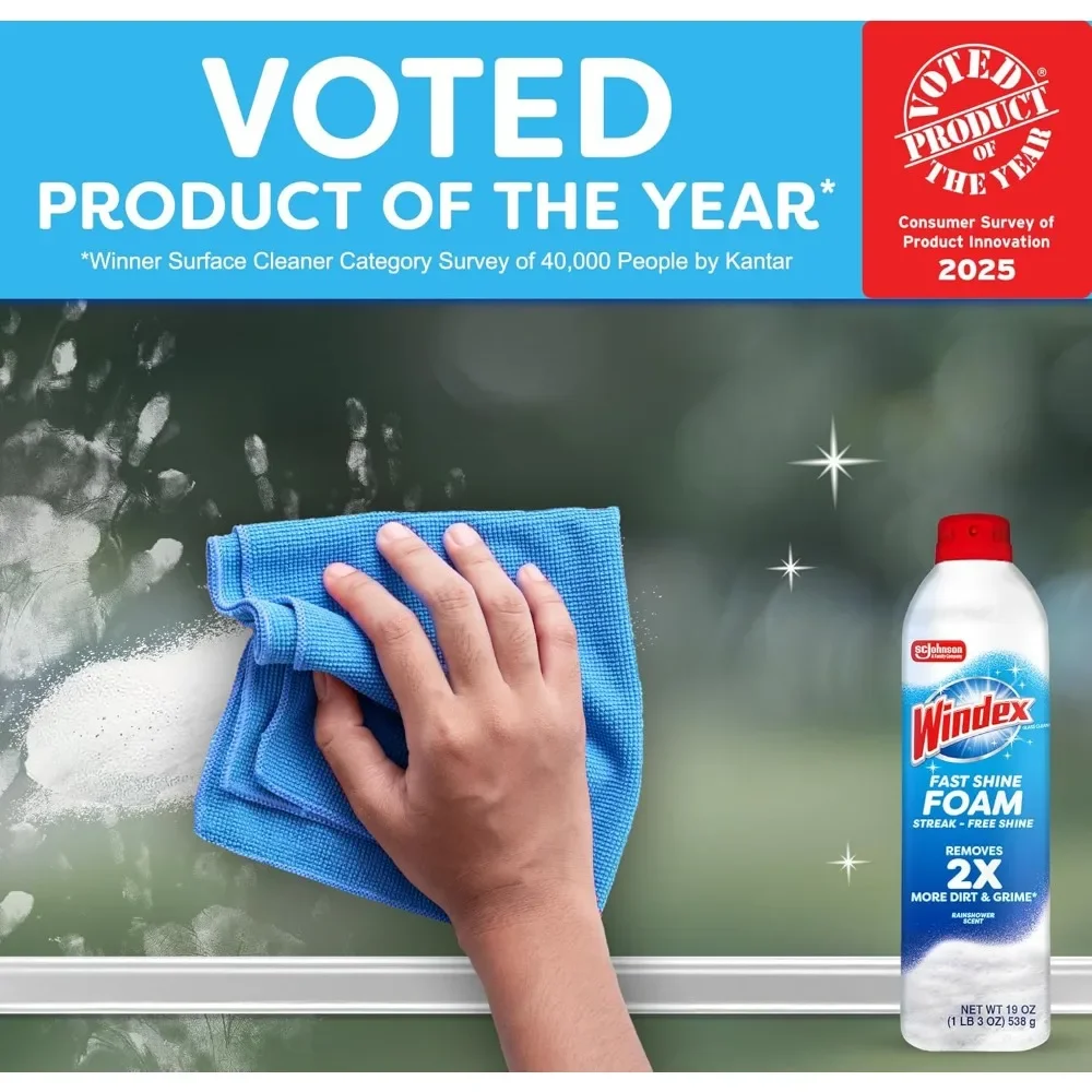 US Shipping Foam Glass Cleaner Aerosol Spray No-Drip for Windows Streak-Free Shine Removes Fingerprints Dust Dirt Grime for
US Shipping Foam Glass Cleaner Aerosol Spray No-Drip for Windows Streak-Free Shine Removes Fingerprints Dust Dirt Grime for