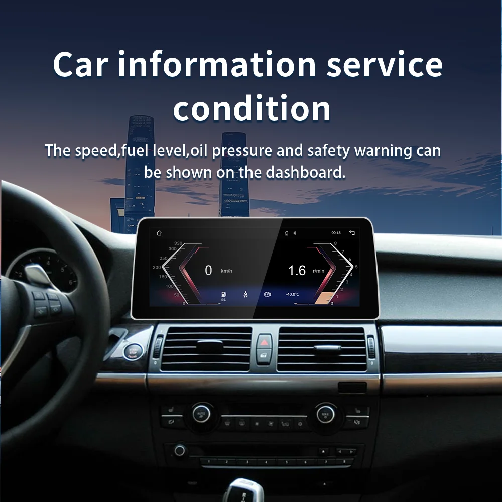 12.3'' 1920*720 Touch Screen Wireless CarPlay DSP X5 E70/X6 E71 2007-2014 Car Multimedia Autoradio Head Unit
12.3'' 1920*720 Touch Screen Wireless CarPlay DSP X5 E70/X6 E71 2007-2014 Car Multimedia Autoradio Head Unit