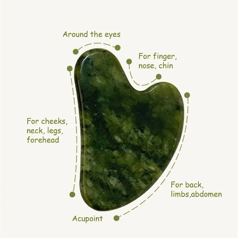 US Shipping Gua Sha Tool Natural Jade Stone Dark Green Facial Massage Skincare
US Shipping Gua Sha Tool Natural Jade Stone Dark Green Facial Massage Skincare